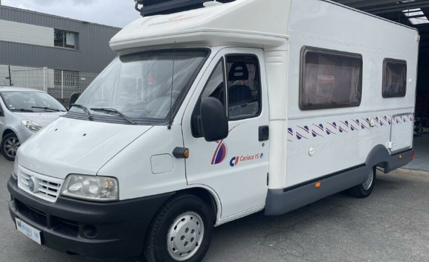 FIAT DUCATO FOURGON CAMPING CAR 6 PLACES  2.0 HDI PACK CARIOCA 15 P