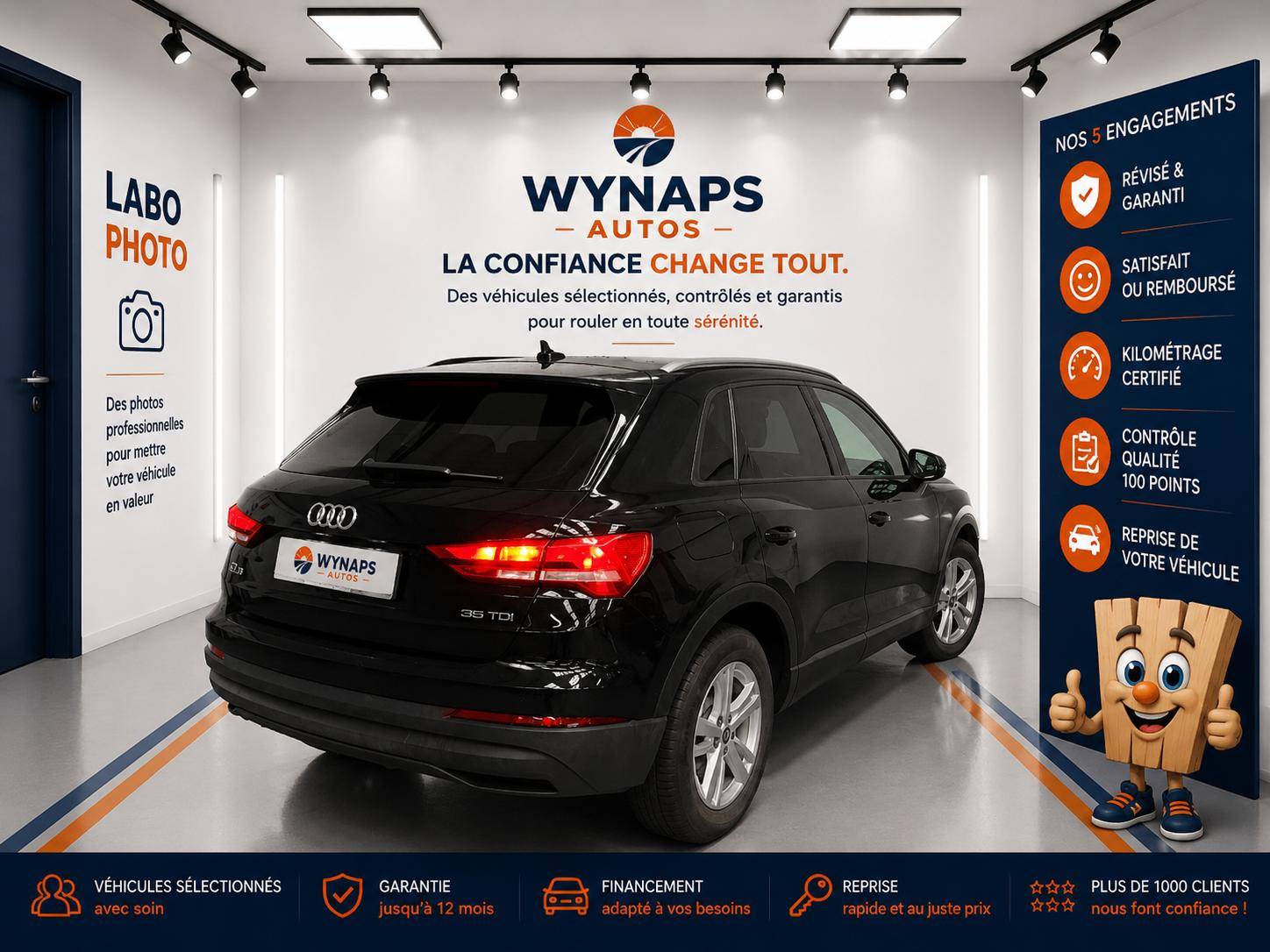 AUDI Q3 35 TDI 150 ch S tronic 7