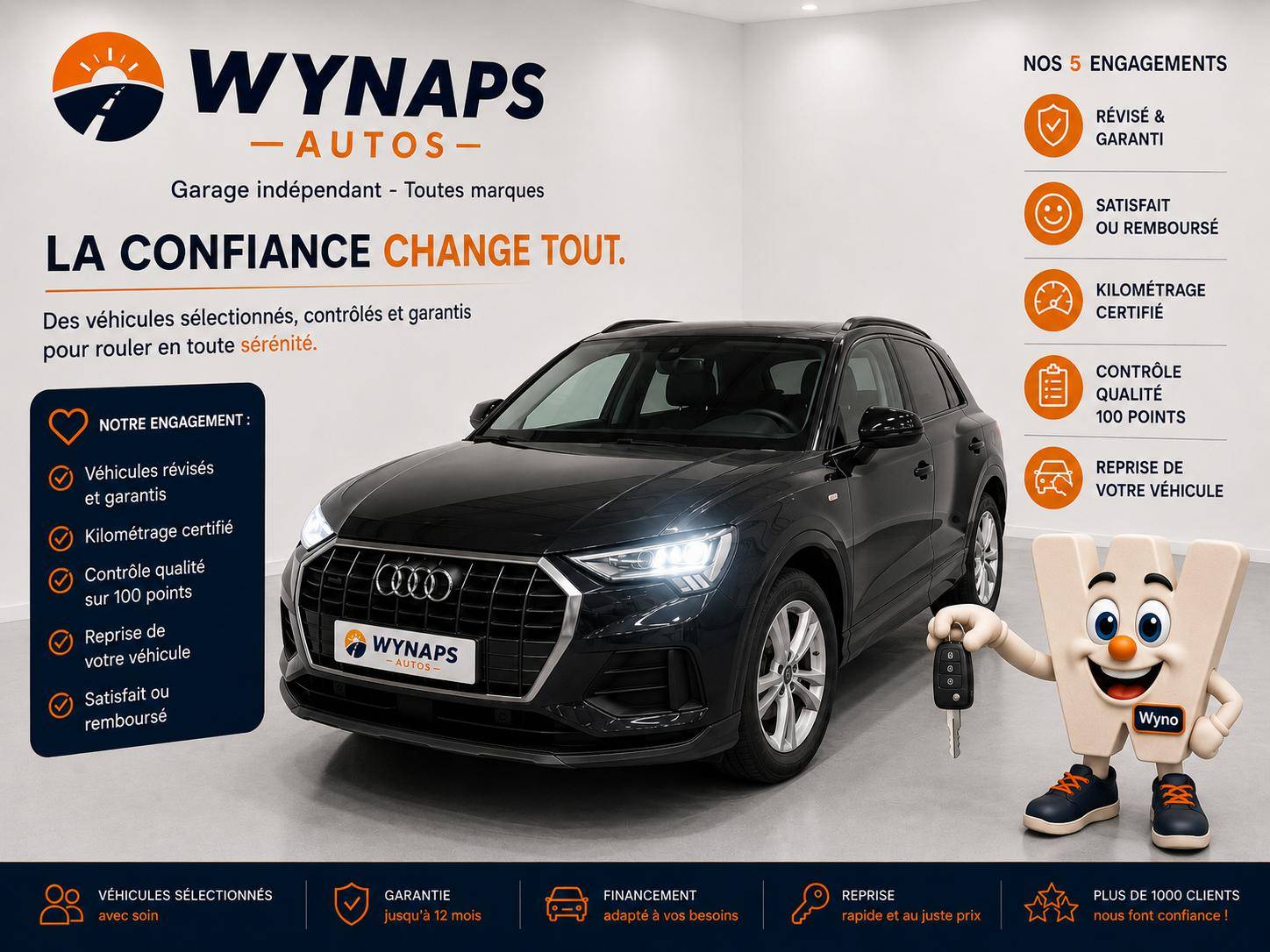 AUDI Q3 35 TDI 150 ch S tronic 7
