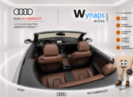 AUDI A5 CABRIOLET 2.0 TFSI 225 Quattro Ambiente S tronic 7 (moteur échange standard)
