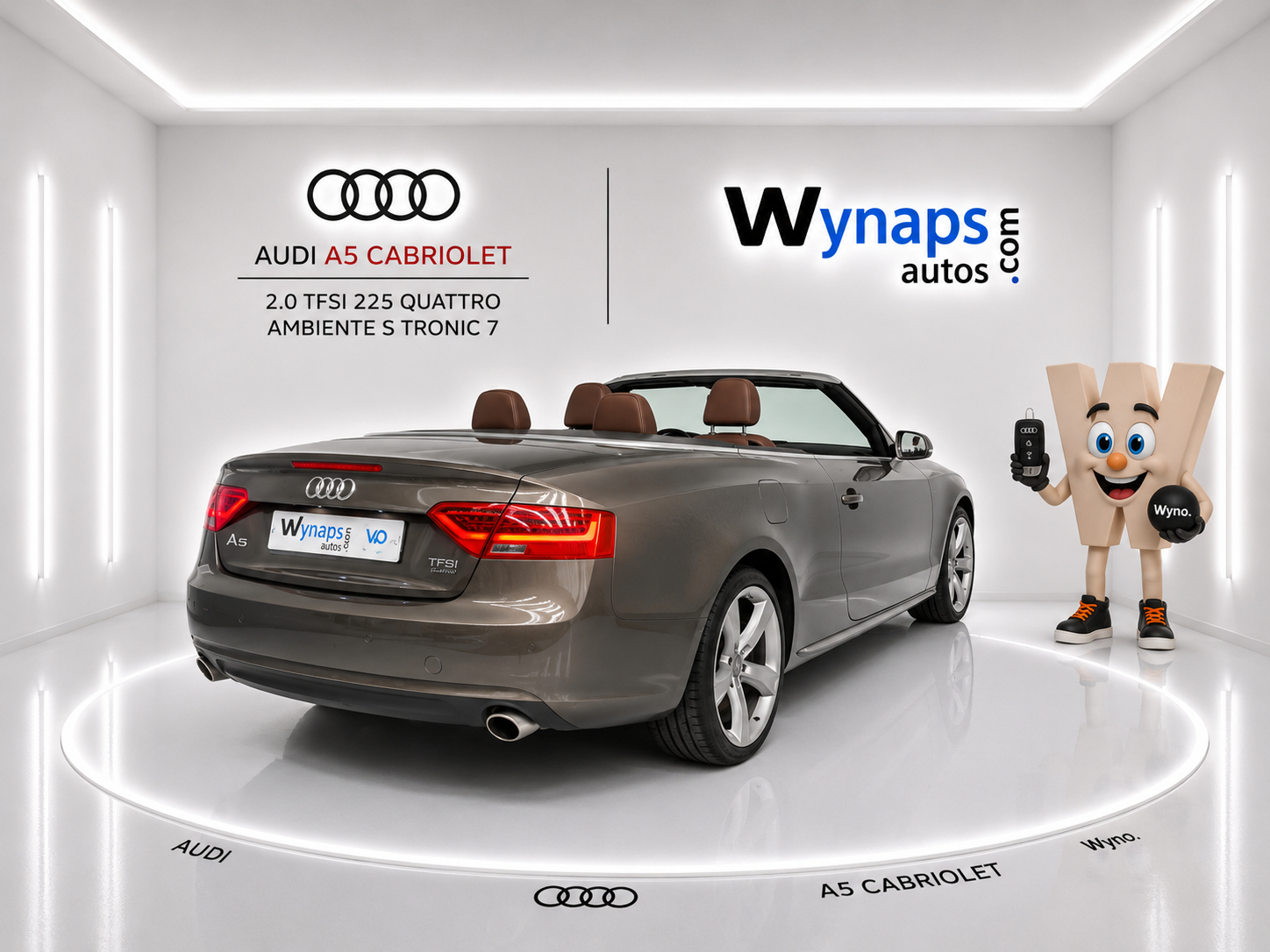 AUDI A5 CABRIOLET 2.0 TFSI 225 Quattro Ambiente S tronic 7 (moteur échange standard)