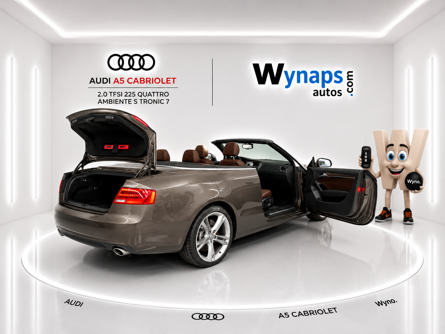 AUDI A5 CABRIOLET 2.0 TFSI 225 Quattro Ambiente S tronic 7 (moteur échange standard)