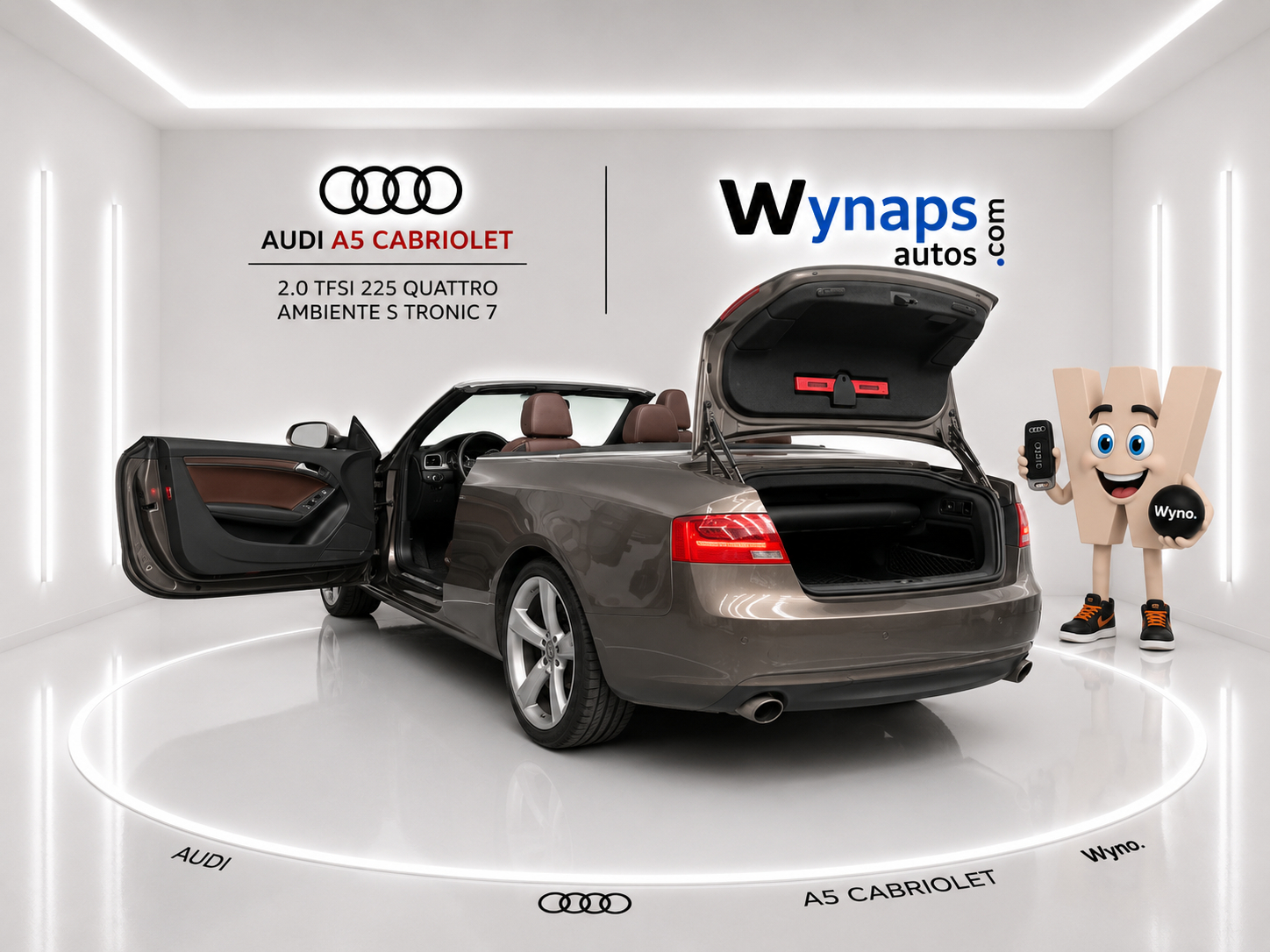 AUDI A5 CABRIOLET 2.0 TFSI 225 Quattro Ambiente S tronic 7 (moteur échange standard)