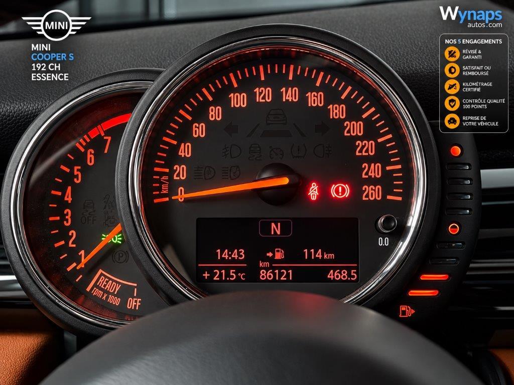 MINI HATCH 5 PORTES F55 Cooper S 192 ch BVA6 Finition Red Hot Chili  (dépots vente)
